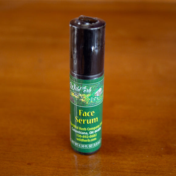 Face Serum in a roll on bottle