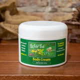 Picture of our 8 oz Body Cream jar