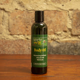 A picture of our 4 oz Body Oil with disc top cap
