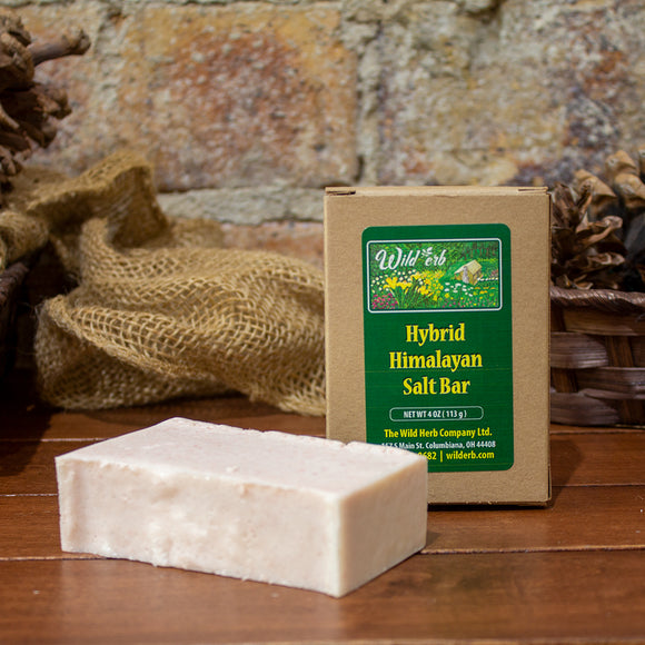 Picture of our Hybrid Himalayan Salt bar and a box
